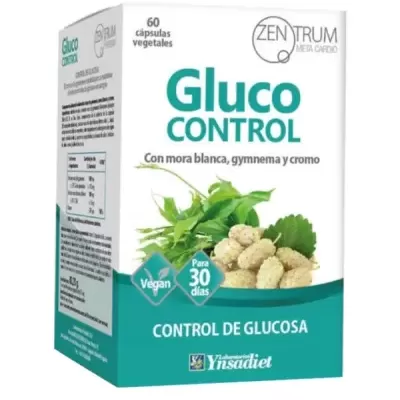 Embalagem de Gluco Control cápsulas vegetais para controle de glucosa