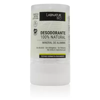 Desodorizante 100% natural LABNATUR BIO em embalagem branca e transparente