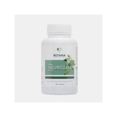 Frasco branco de suplemento dietético Neurozen Plus