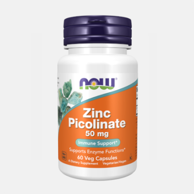 Frasco de suplemento de Zinc Picolinate da Now