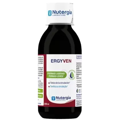 Frasco de suplemento ERGYVEN da Nutergia Laboratoire