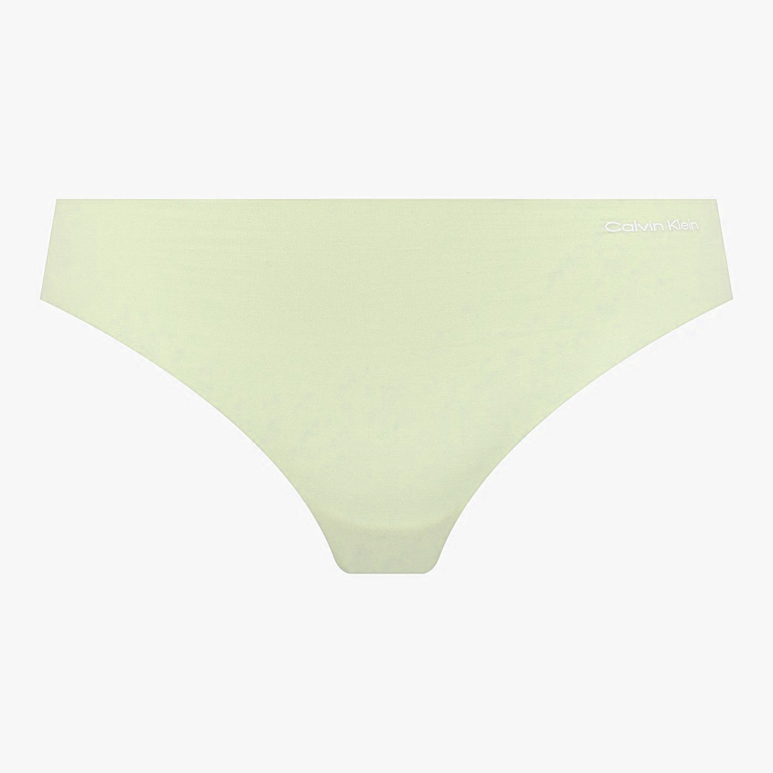 Cueca feminina bege claro com logo Calvin Klein