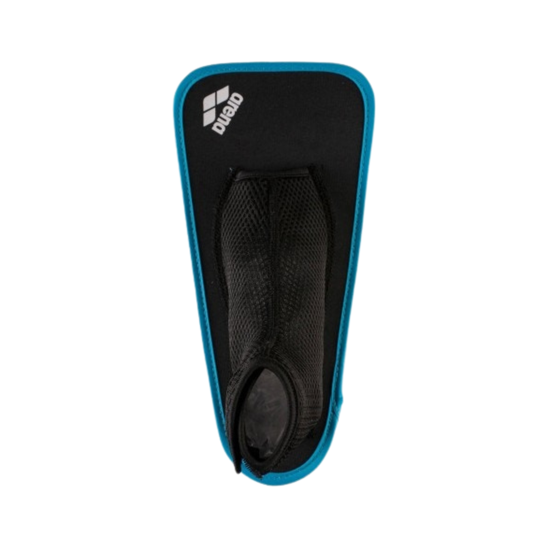 Palmar ténis de mesa preto com borda azul e suporte de malha preta