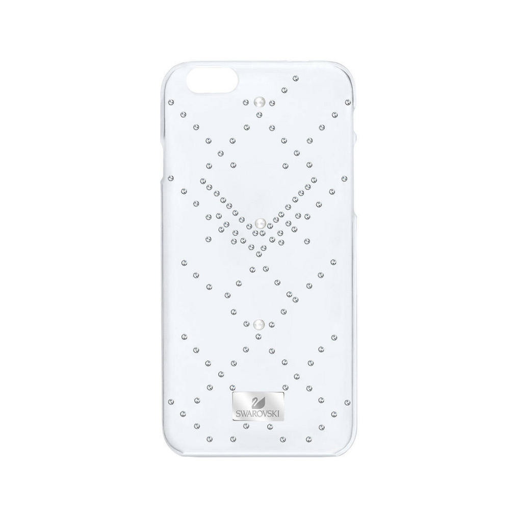 Capa transparente para smartphone com cristais Swarovski