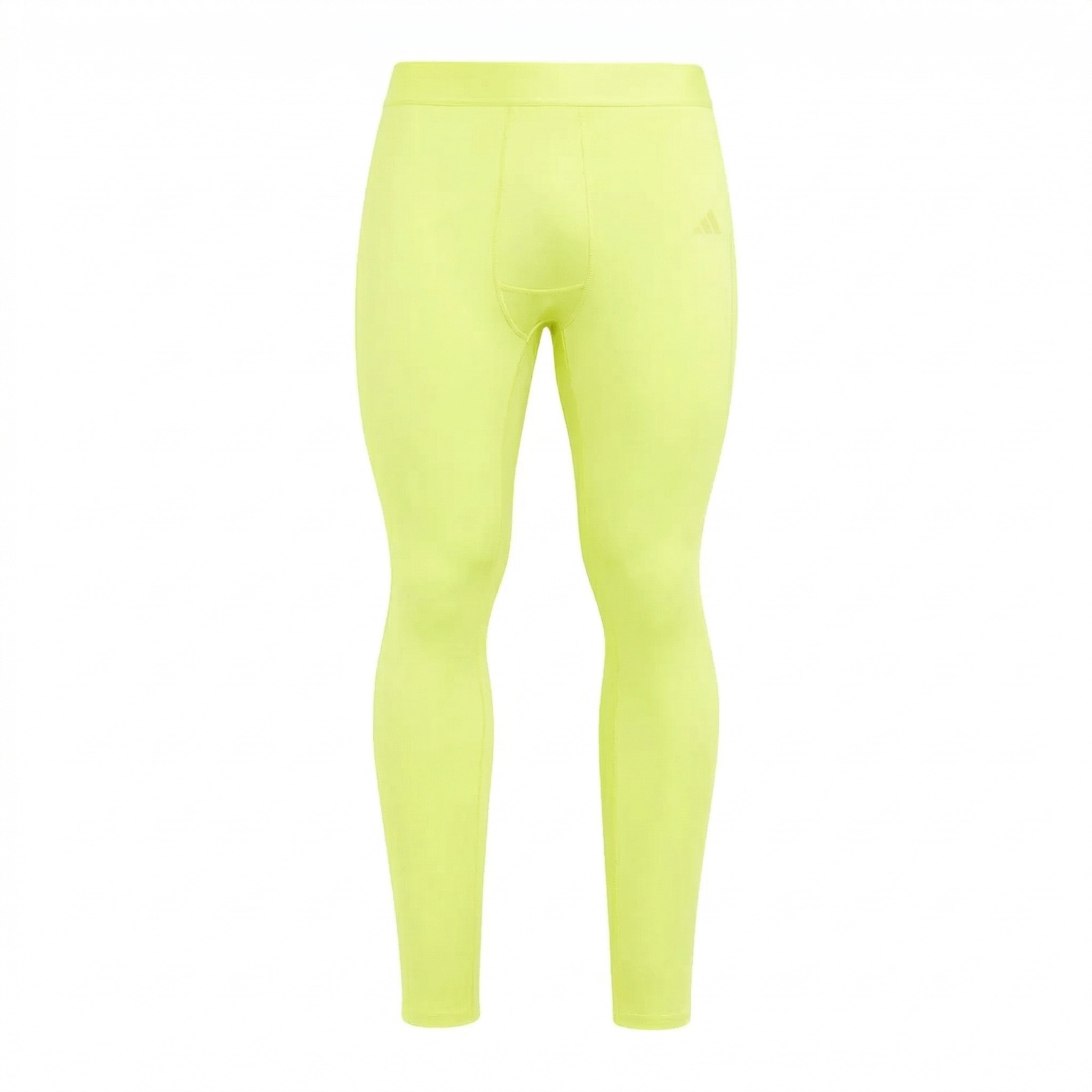 Calças de compressão desportivas amarelas Adidas