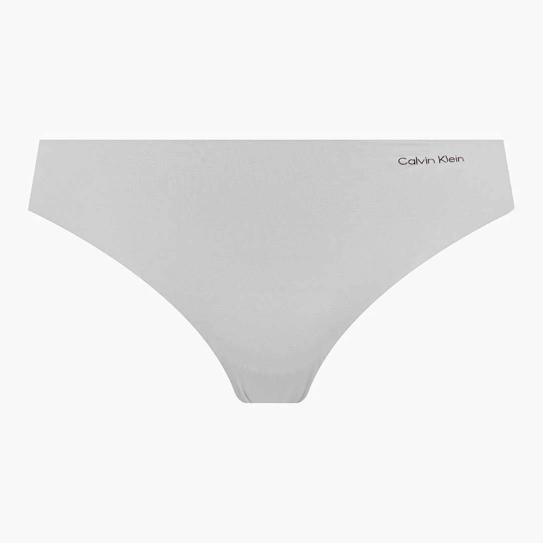 Cueca feminina cinza claro com logo Calvin Klein