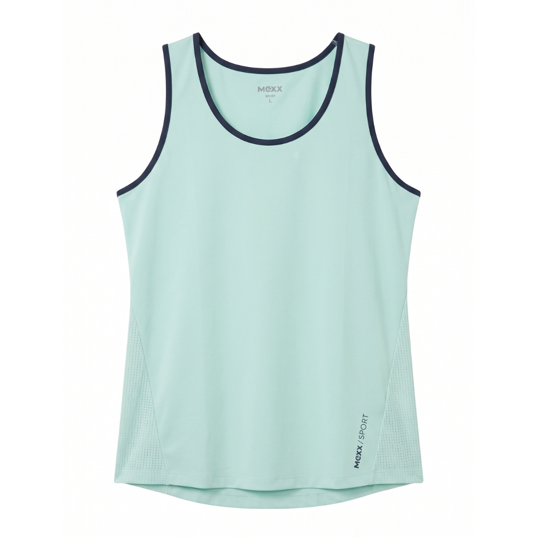 Camisola desportiva sem mangas verde água MEXX SPORT