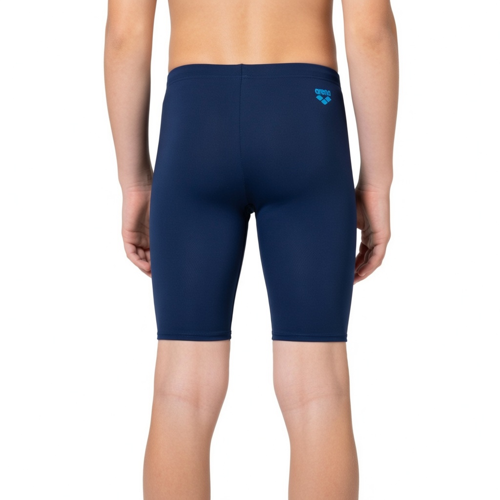Calções de banho azul escuro com logo arena na parte traseira