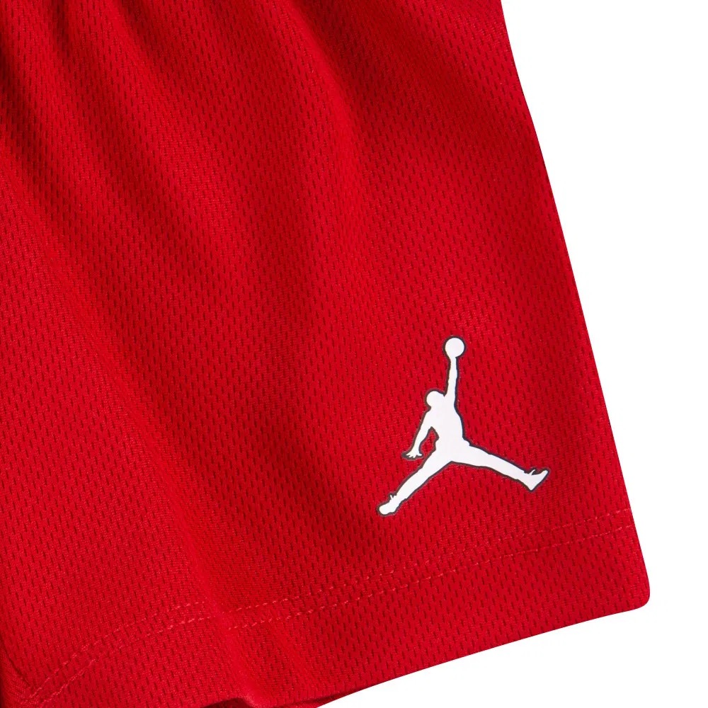 Calção desportivo vermelho com logótipo branco Jumpman da Jordan