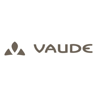 Logotipo da marca VAUDE em castanho