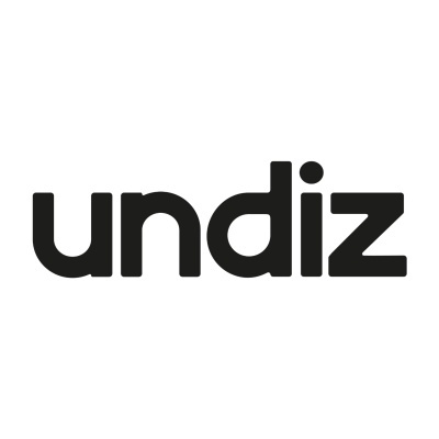Logo da marca Undiz em preto sobre fundo branco