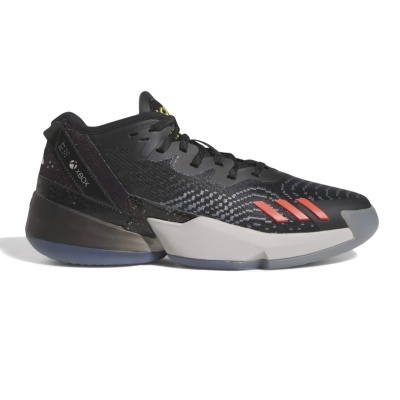 Ténis desportivos pretos com detalhes vermelhos e cinza e logótipo Xbox