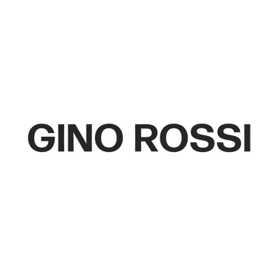 Logotipo GINO ROSSI em texto preto sobre fundo branco