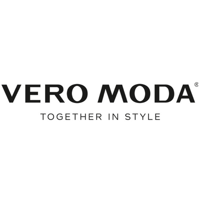 Logótipo da marca VERO MODA com o slogan TOGETHER IN STYLE