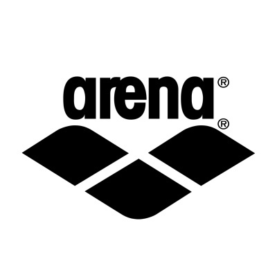 Logótipo da marca arena com três losangos pretos