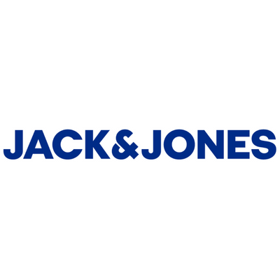Logótipo da marca JACK&JONES em azul
