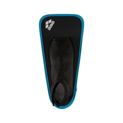 Palmar ténis de mesa preto com borda azul e suporte de malha preta