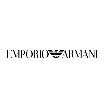 Logotipo da marca Emporio Armani com águia estilizada