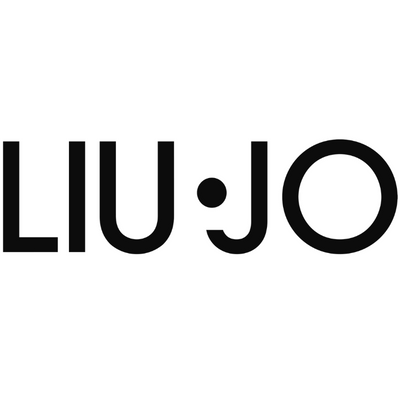 Logótipo da marca LIU JO em letras pretas