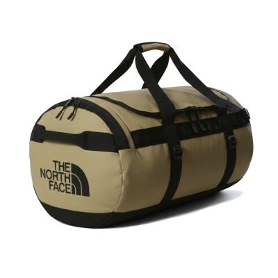 Mala tipo saco bege e preta The North Face