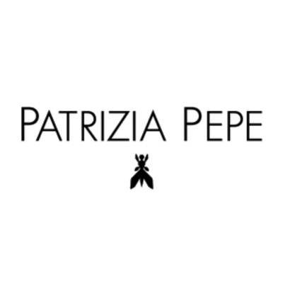 Logótipo da marca PATRIZIA PEPE com ícone de inseto