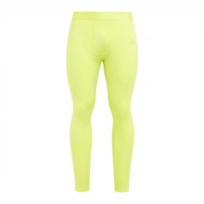 Calças de compressão desportivas amarelas Adidas