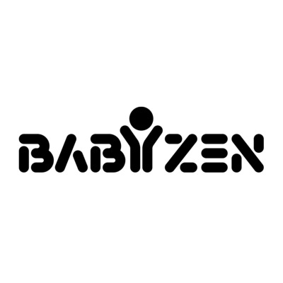 Logotipo BABYZEN preto em fundo branco