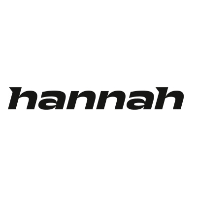 Texto preto hannah em fundo branco