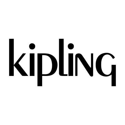 Logótipo Kipling em letras pretas sobre fundo branco