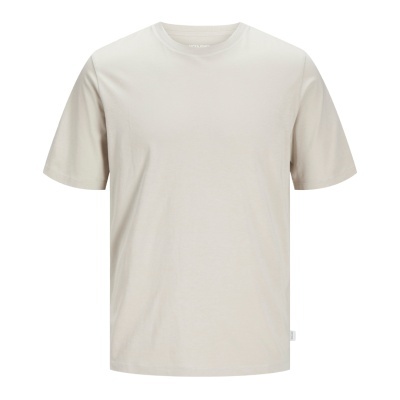 T-shirt básica masculina bege claro