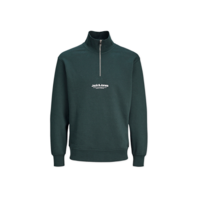 Casaco verde escuro JACK & JONES com fecho até ao pescoço