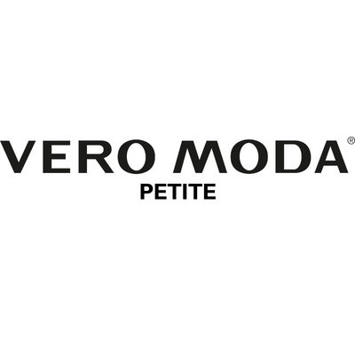 Logótipo VERO MODA PETITE em preto sobre fundo branco