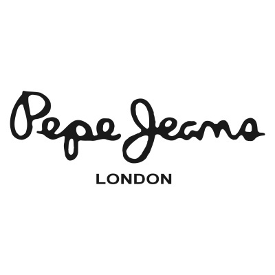 Logótipo Pepe Jeans London em fundo branco