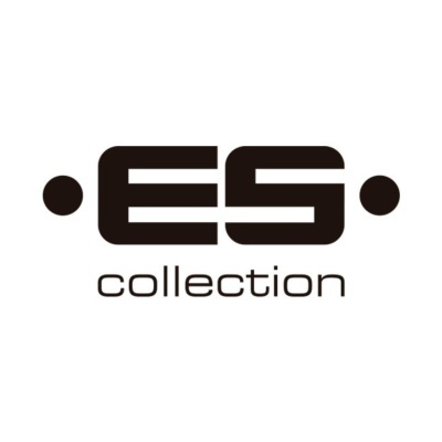 Logótipo ES collection em preto com fundo branco