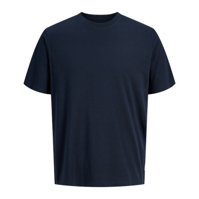 T-shirt azul escuro masculina de manga curta