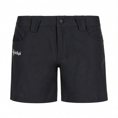 Calções pretos com bolsos e logo Kilpi branco