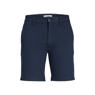 Calções masculinos azul escuro num fundo branco