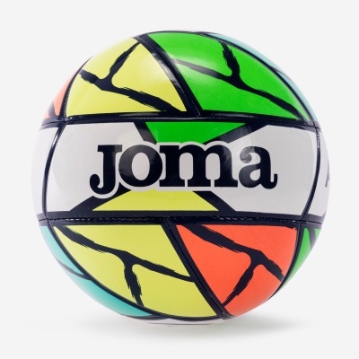 Bola de futebol sala colorida Joma