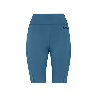 Calções desportivos azuis com logótipo DEUCE preto