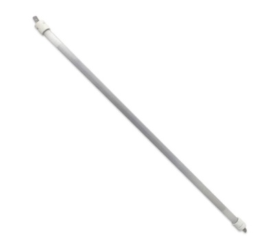 Lâmpada tubular LED branca com extremidades metálicas