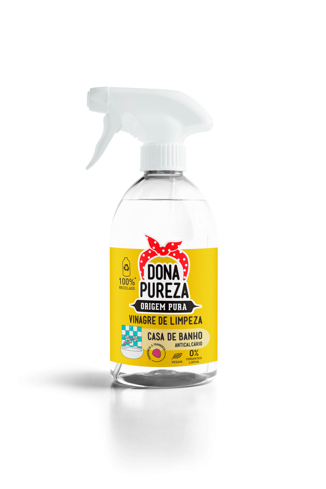 Vinagre de Limpeza Casa de Banho Framboesa 500ml