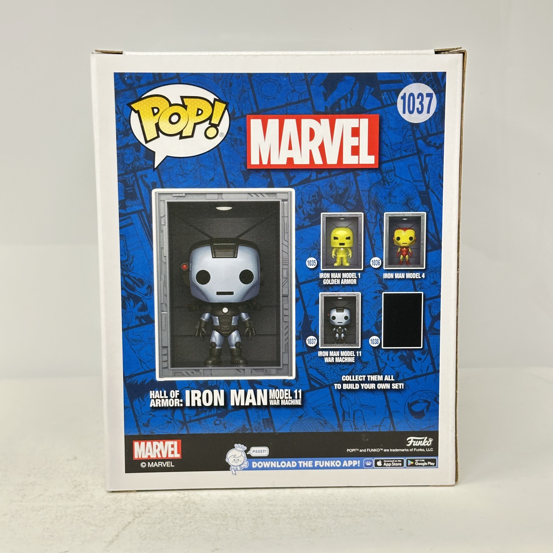 * 2ª MÃO * Funko POP! Deluxe Marvel Hall Of Armor: Iron Man Model 11 ...