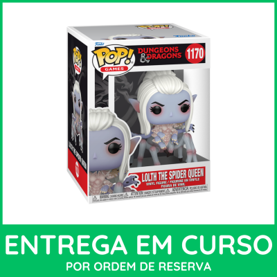 Figura Funko Pop! Lolth The Spider Queen número 1170 em caixa