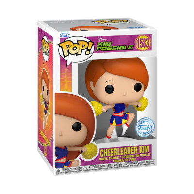 Figura Funko Pop! Cheerleader Kim de Disney Kim Possible em embalagem