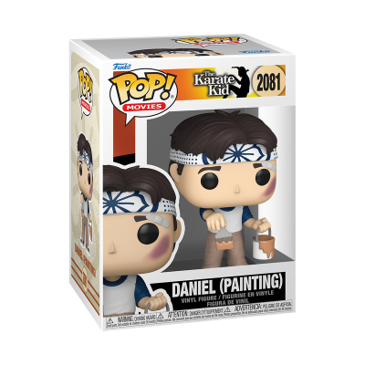 Funko Pop Daniel (Painting) The Karate Kid, figura vinílica na embalagem