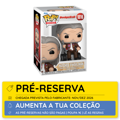 Figura de vinil Funko Pop! Patches OHoulihan DodgeBall na caixa