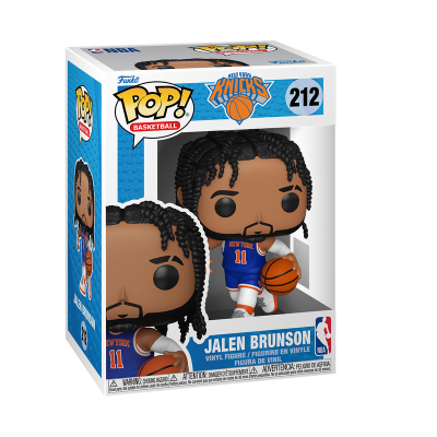 Boneco Funko Pop Jalen Brunson com camisola dos New York Knicks