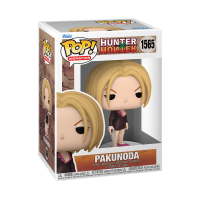 Caixa Funko Pop! Animation Hunter x Hunter Pakunoda nº 1565 com figura de vinil da personagem