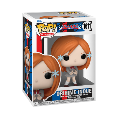 Funko Pop! Orihime Inoue de Bleach em caixa com janela transparente
