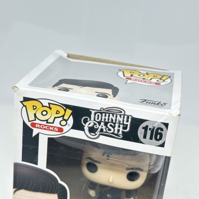 Caixa Funko Pop! Johnny Cash com danos nas bordas